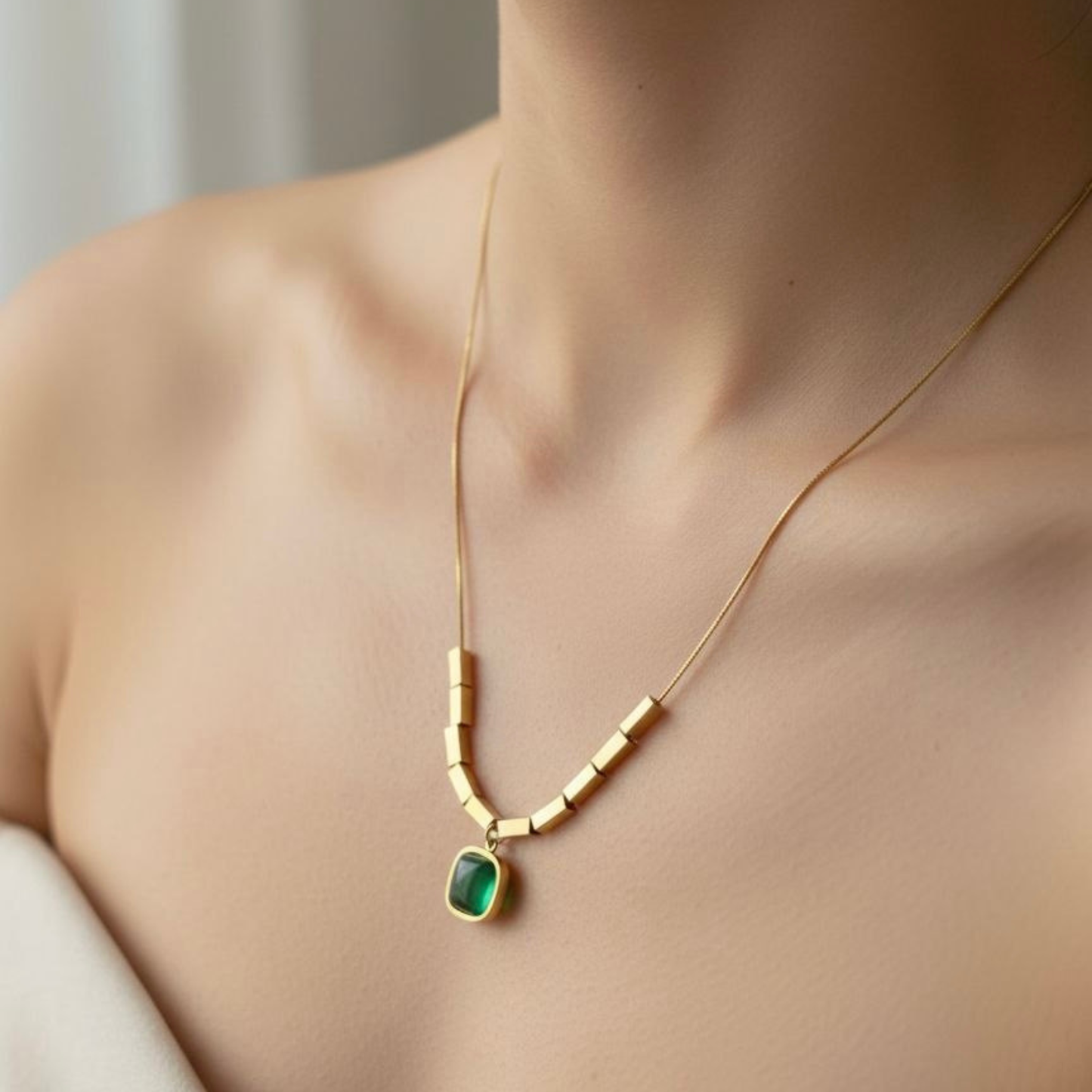 Elysian green Necklace