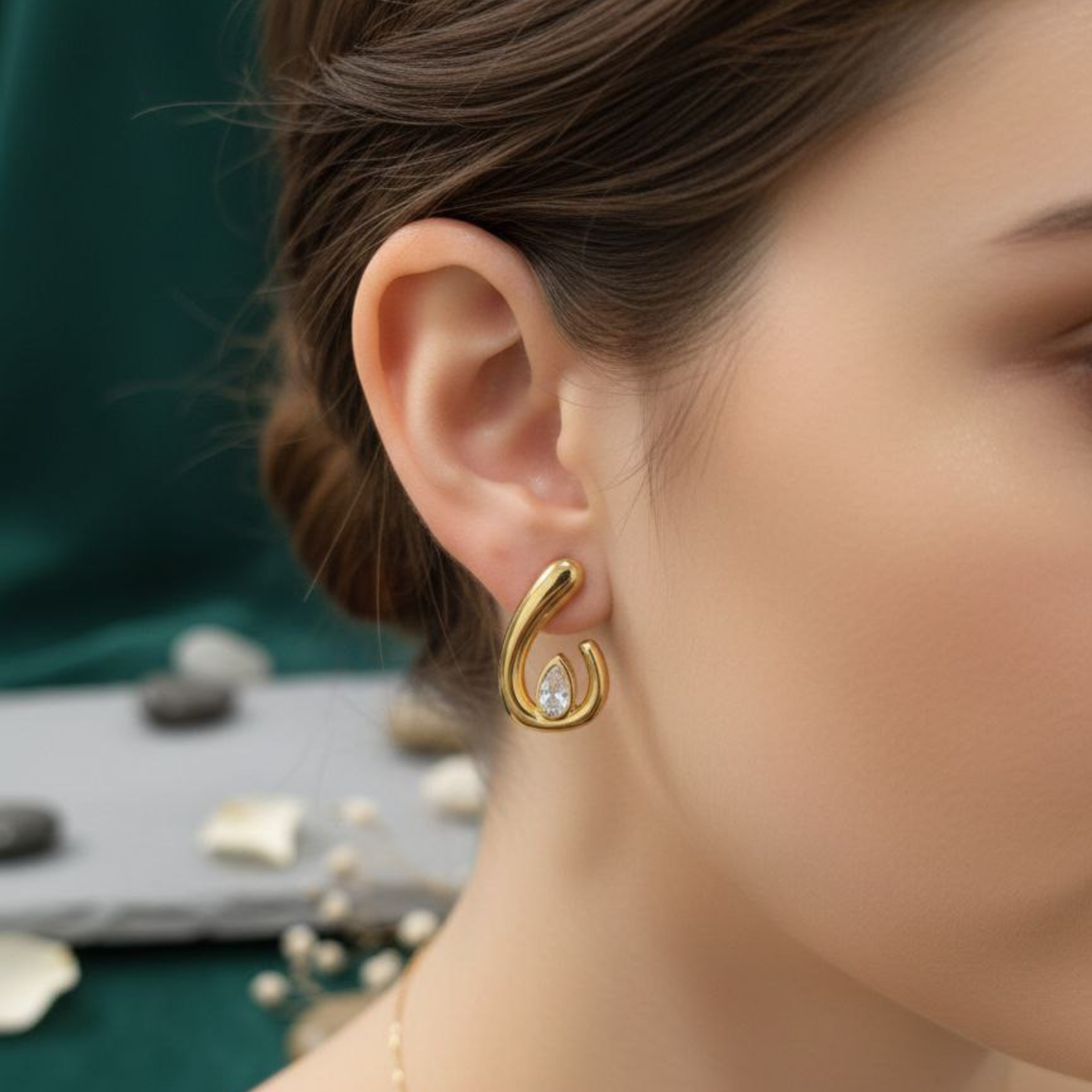 Flow Teardrop Earrings