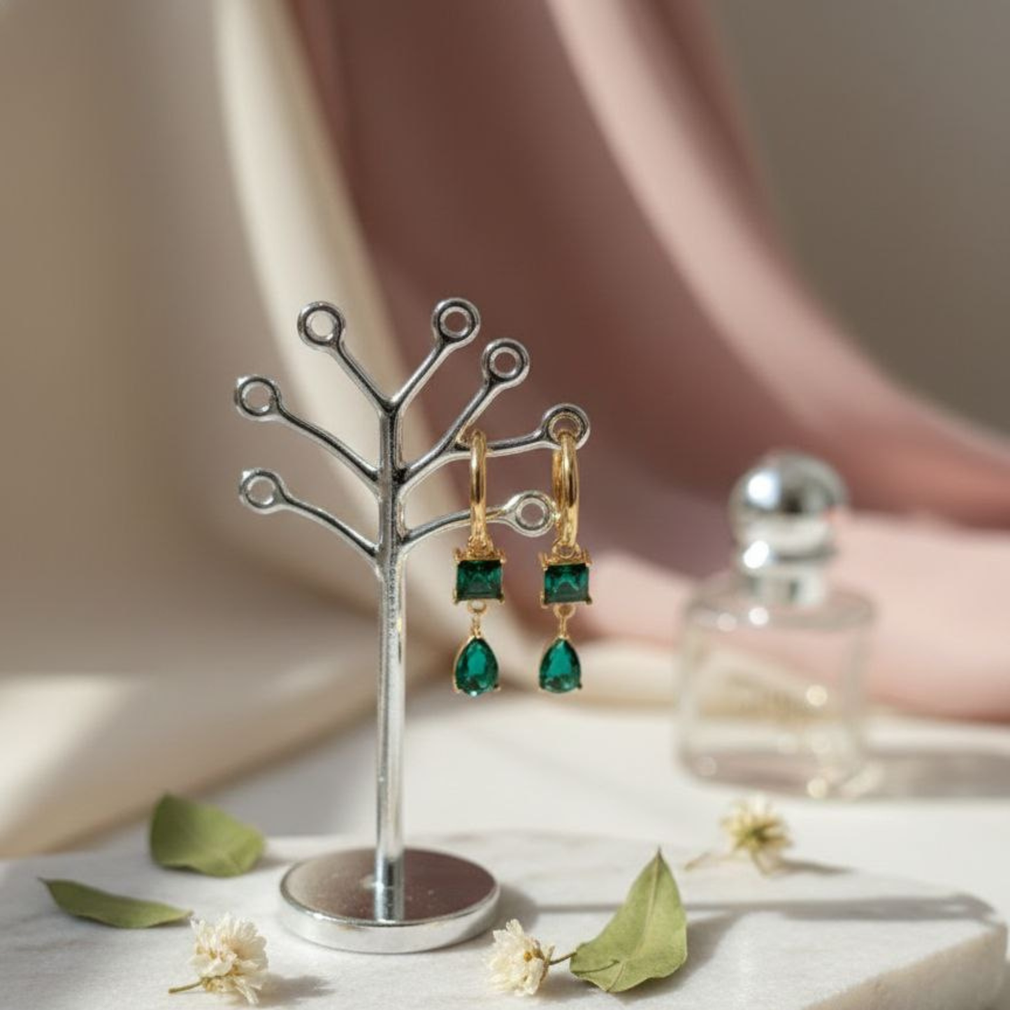 Forest Dew Drop Earrings