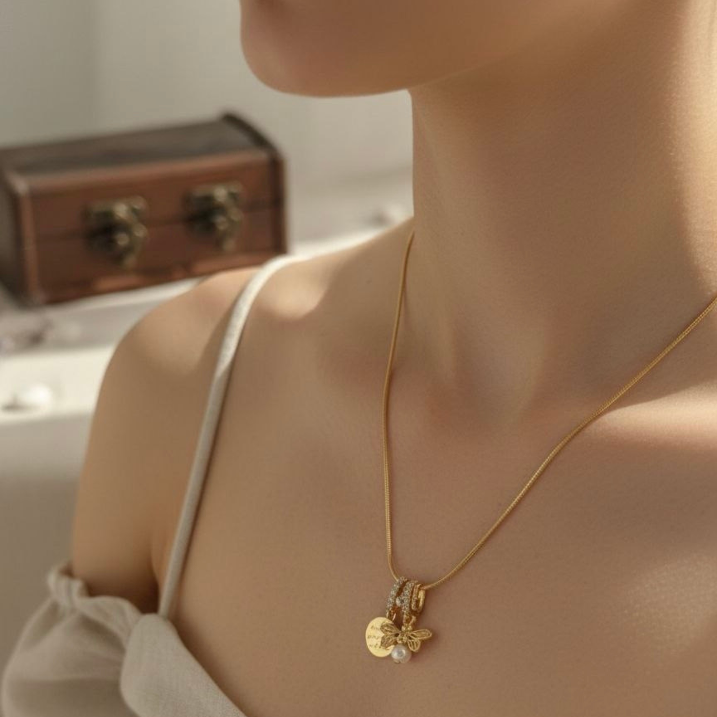 Honey Muse Charm Necklace