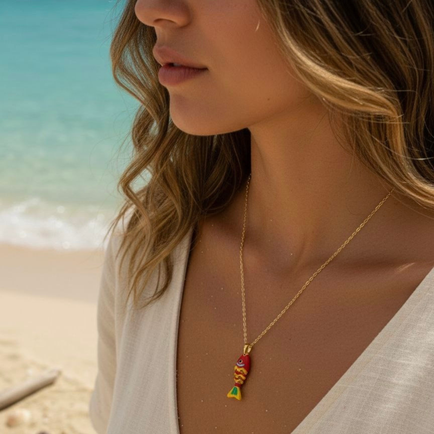 Fishy Love Necklace
