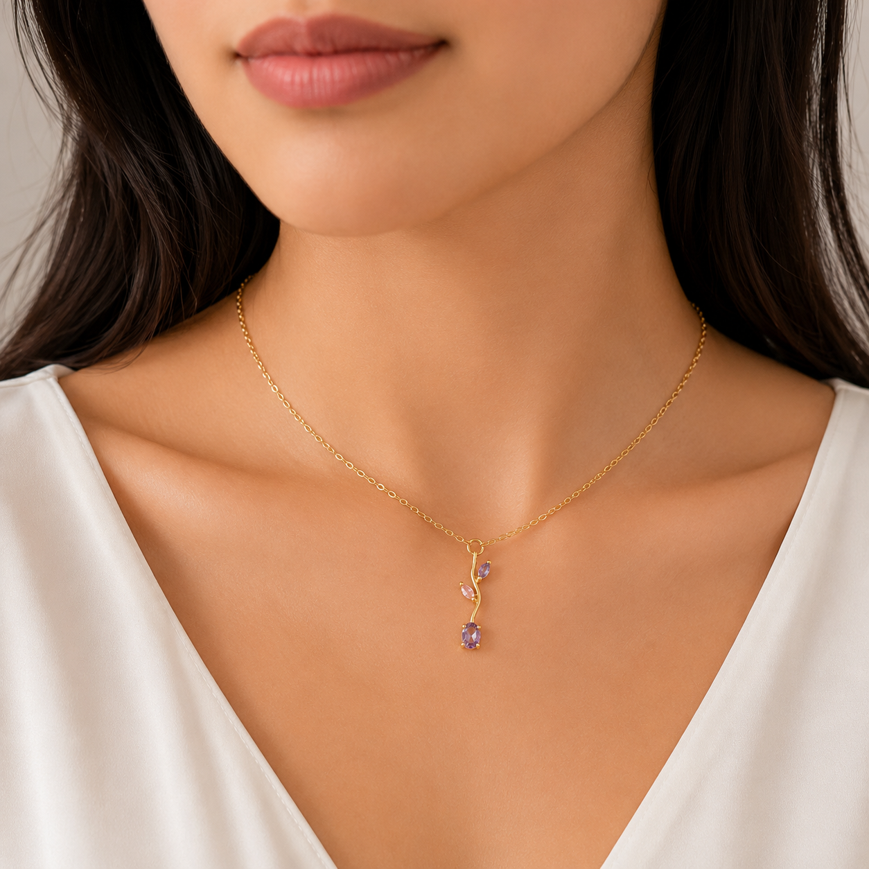Tulip Pendant Necklace