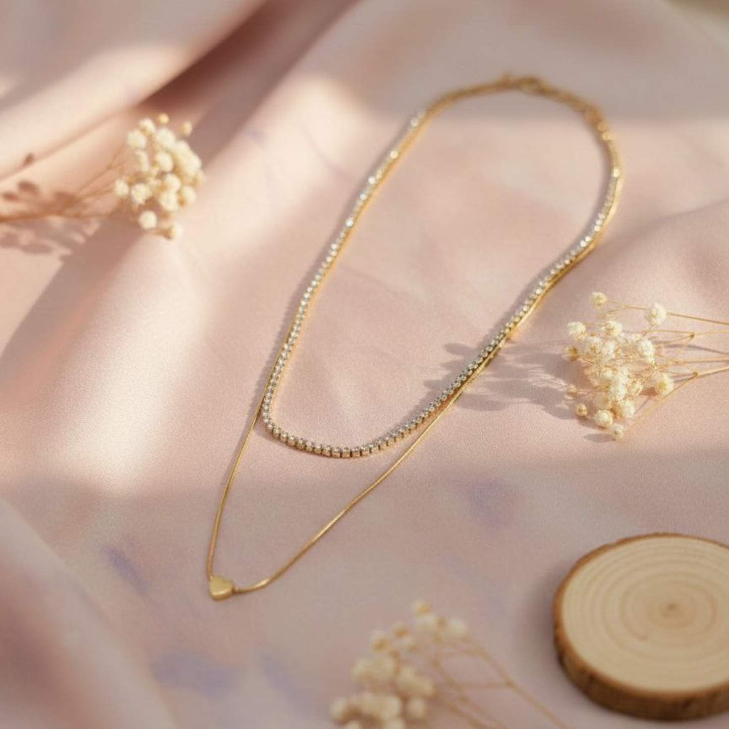Celeste Duo Glow Necklace