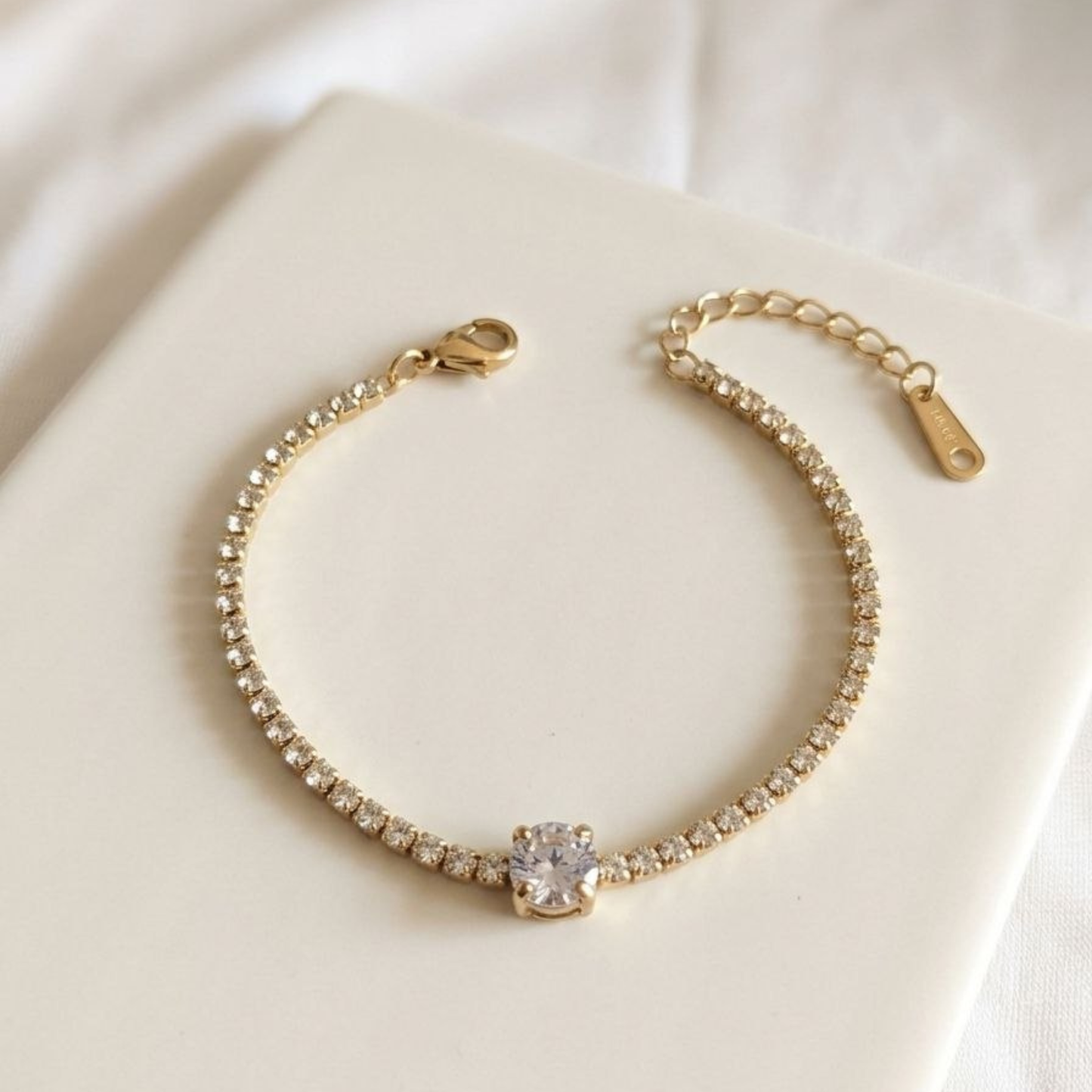 DewDrop Solitaire Bracelet