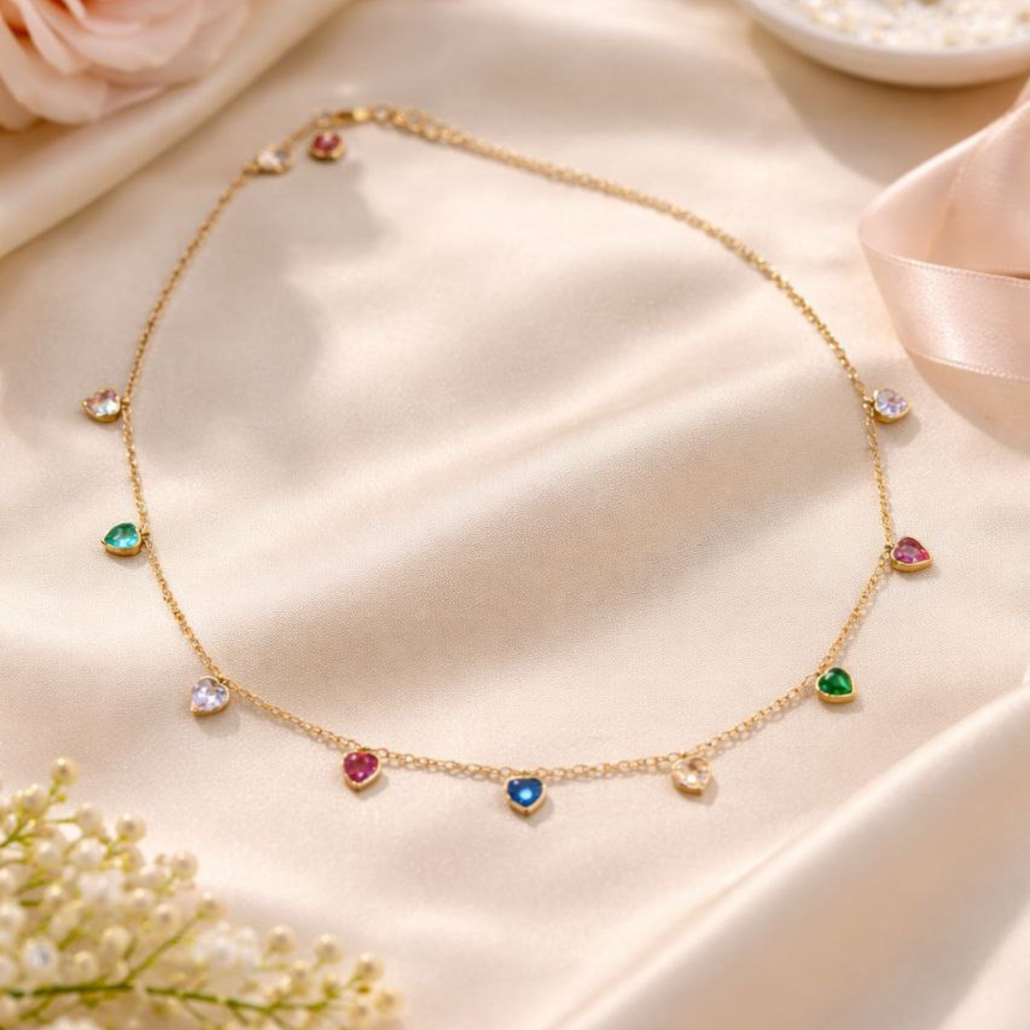 Aurora Hearts Necklace