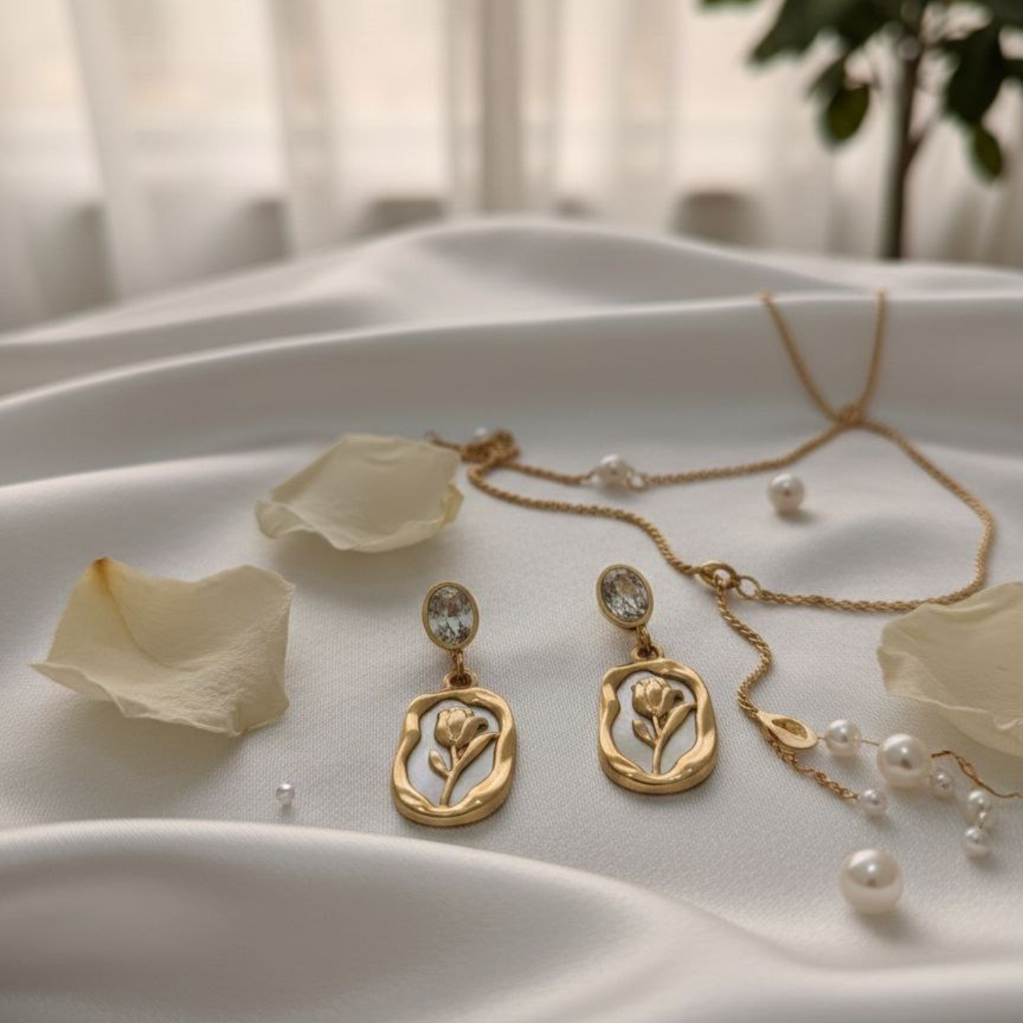 Flora Charm Earrings