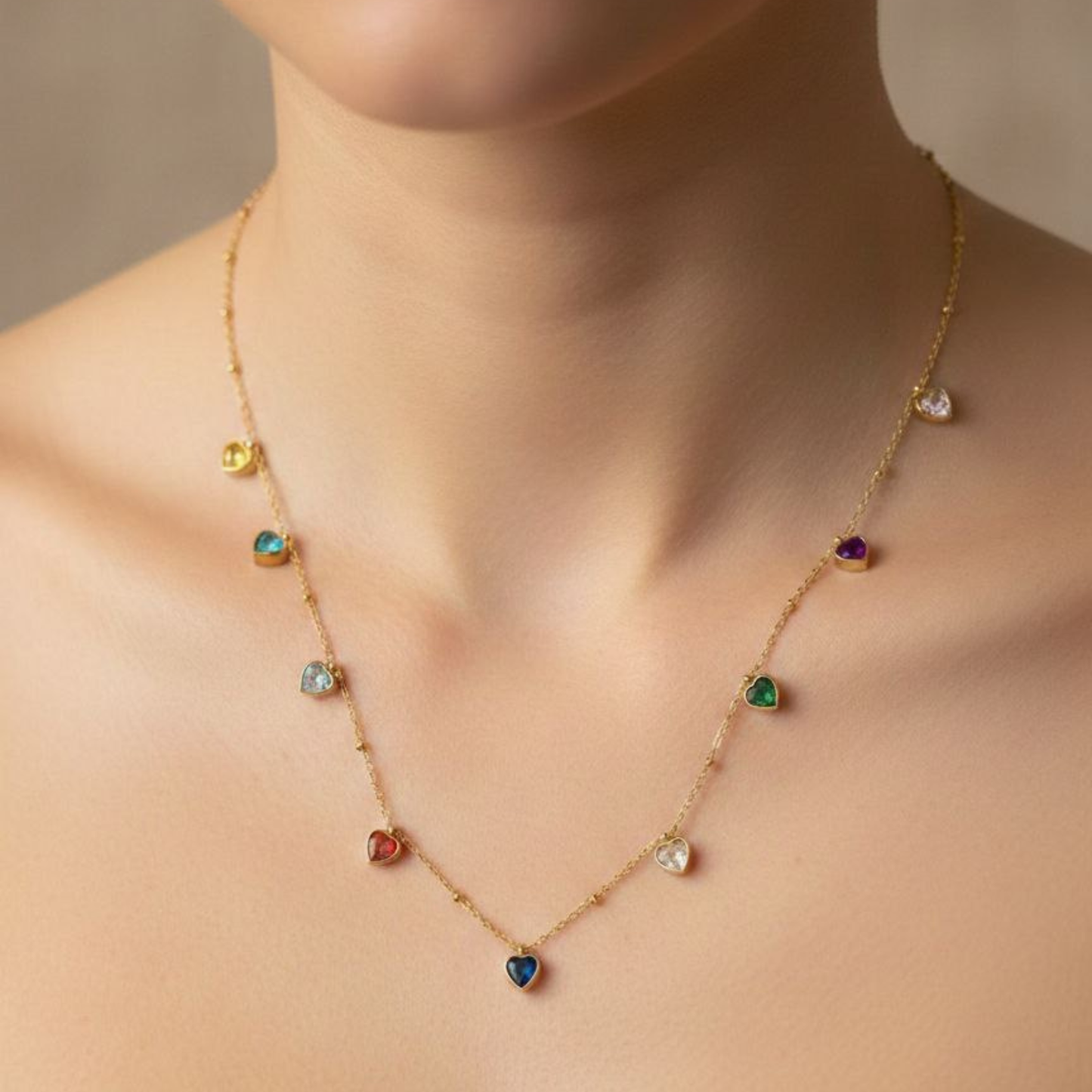 Aurora Hearts Necklace