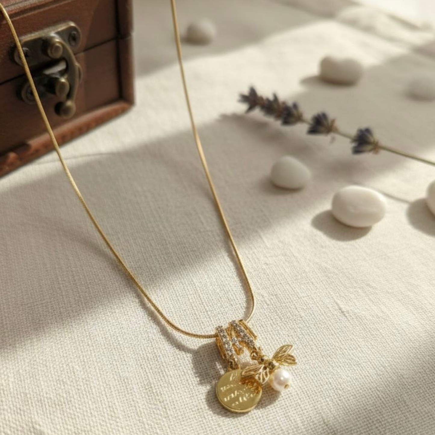 Honey Muse Charm Necklace