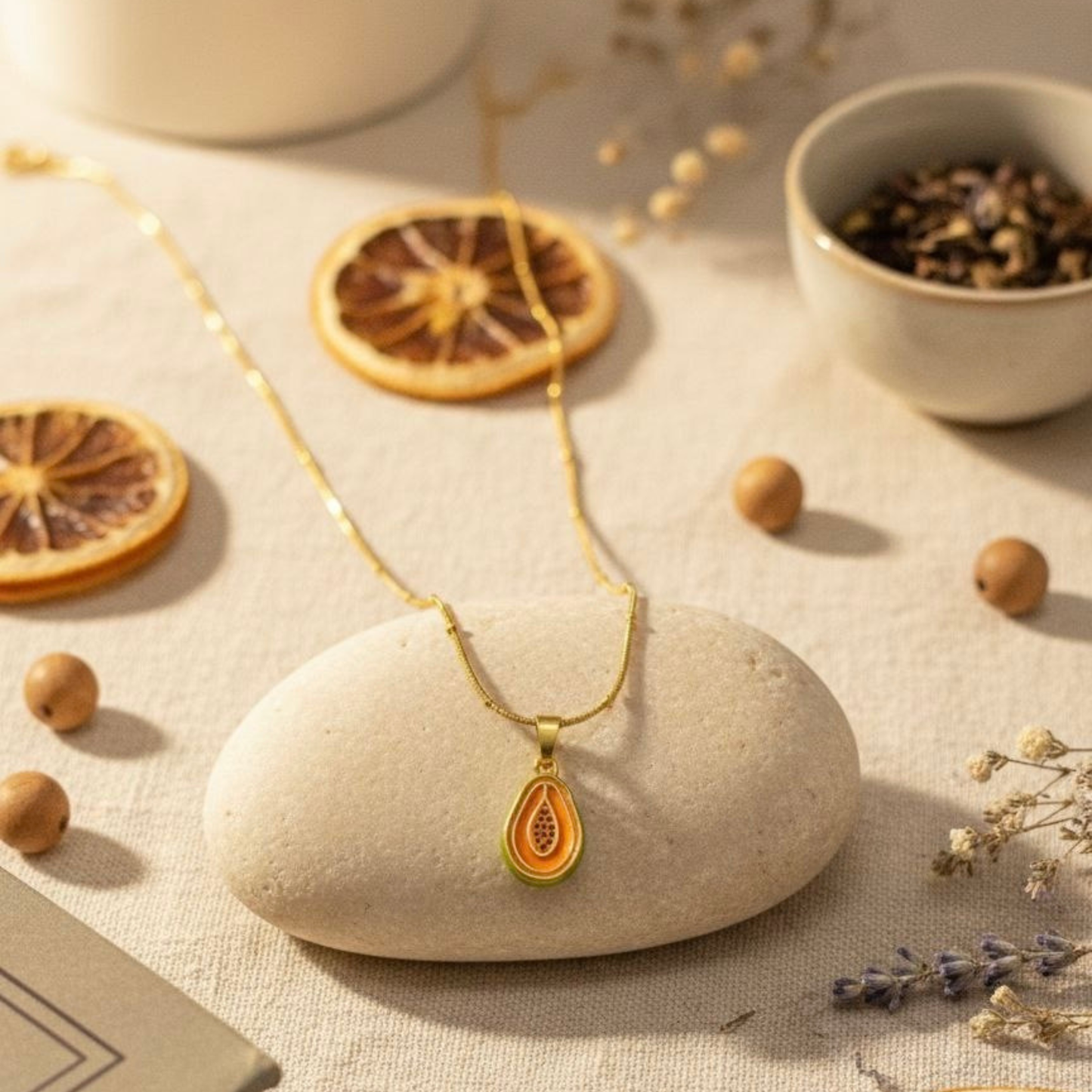 Avocado Charm Necklace