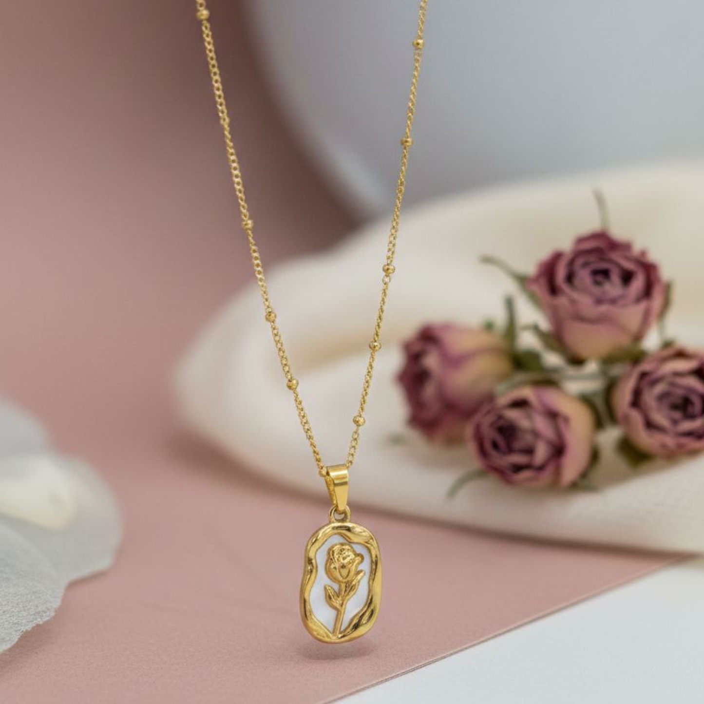 Flora Charm Necklace