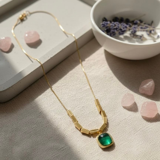 Elysian green Necklace