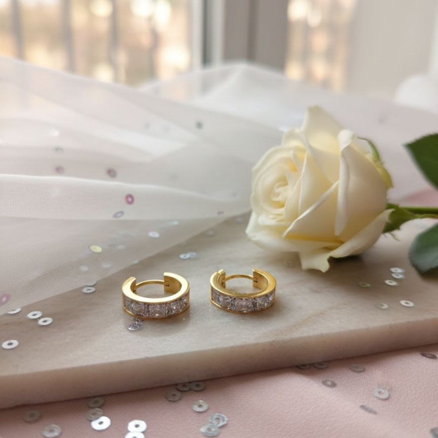 Stella hoop Earrings