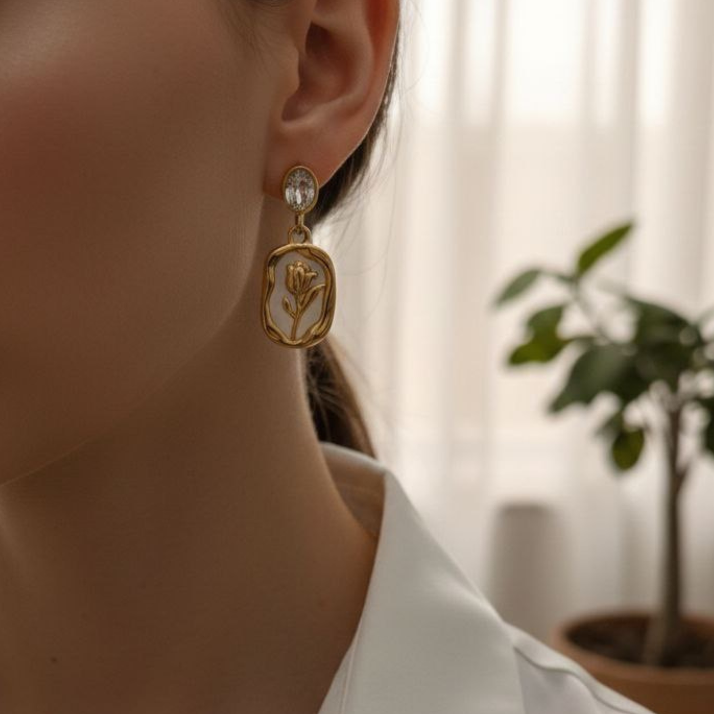 Flora Charm Earrings
