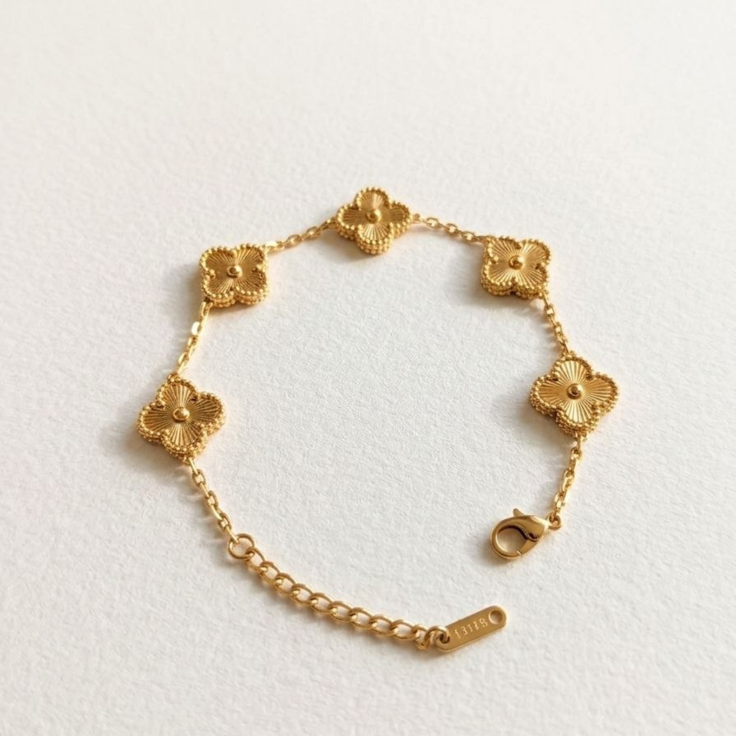 Golden Fortune Leaf Bracelet
