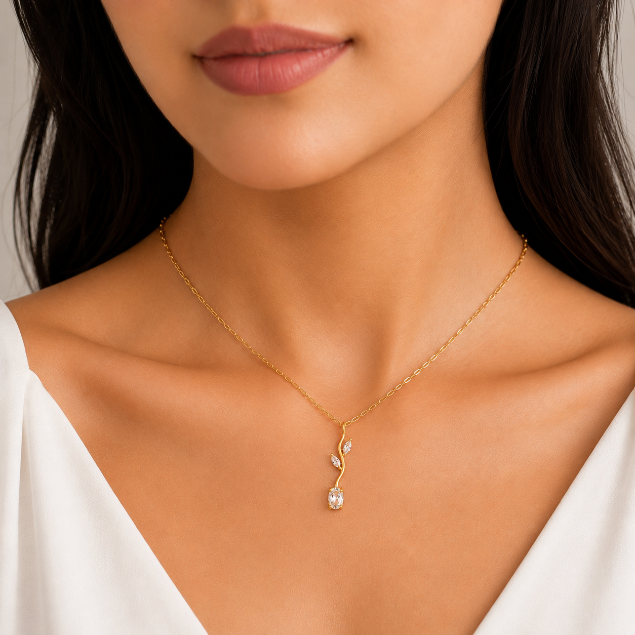 Tulip Pendant Necklace