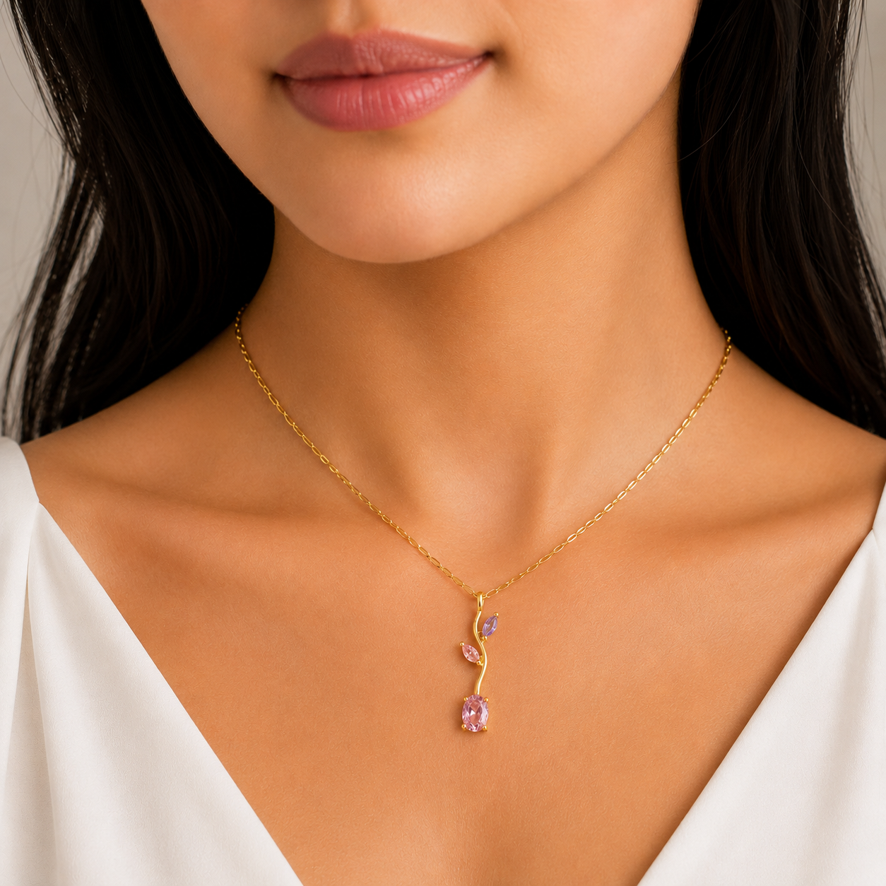 Tulip Pendant Necklace