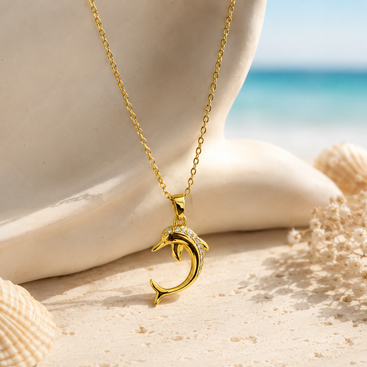 Ocean Grace Dolphin Necklace