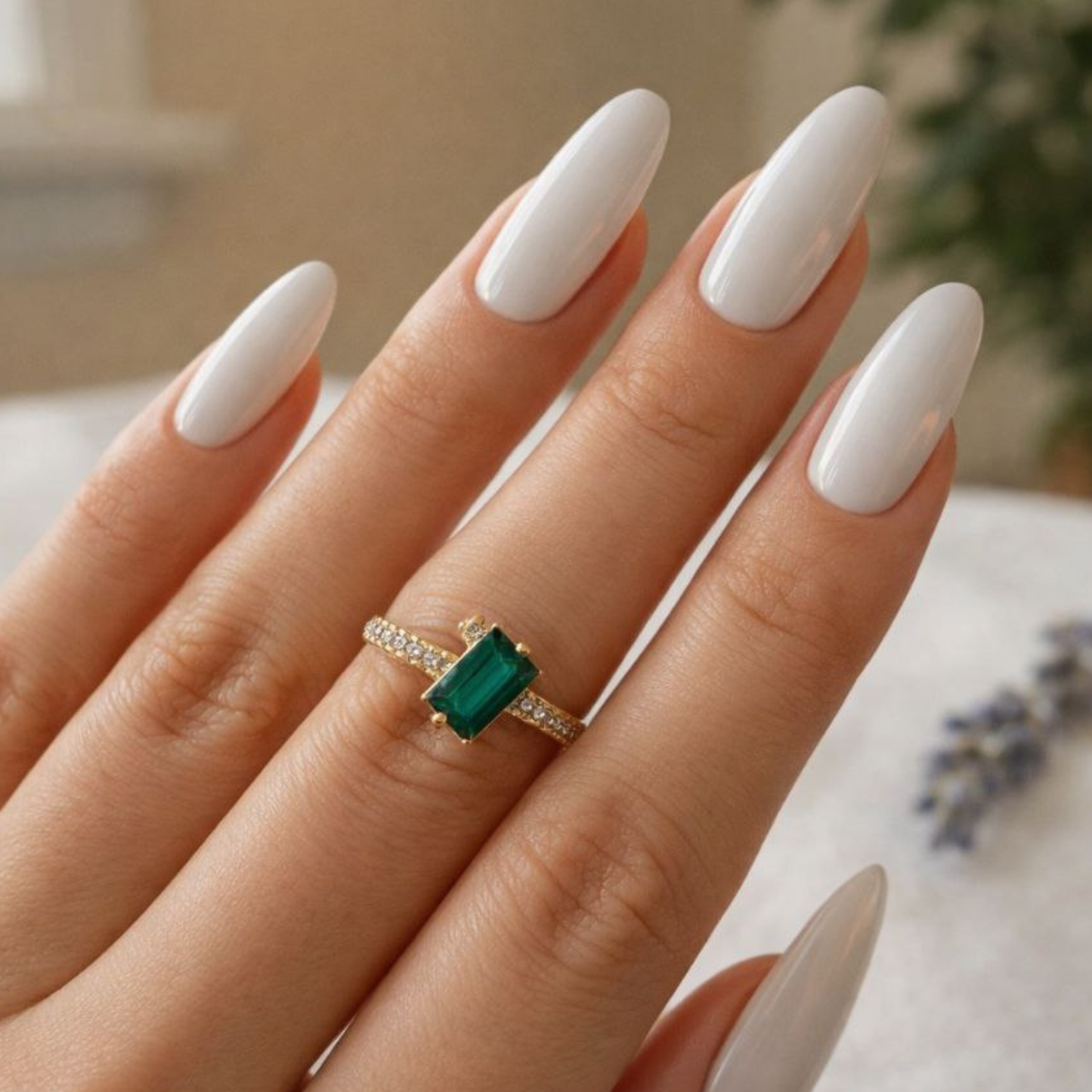 Ziva Emerald Ring
