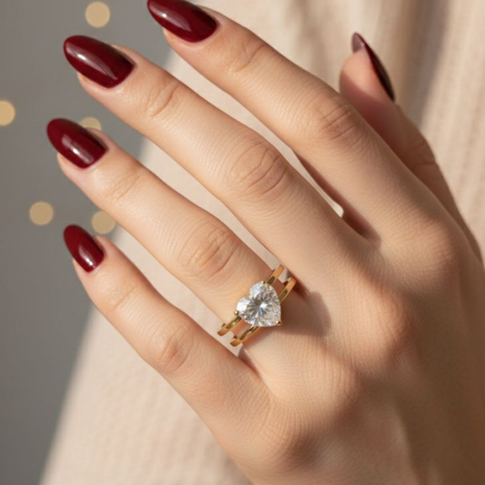 Amour Spark Heart Ring