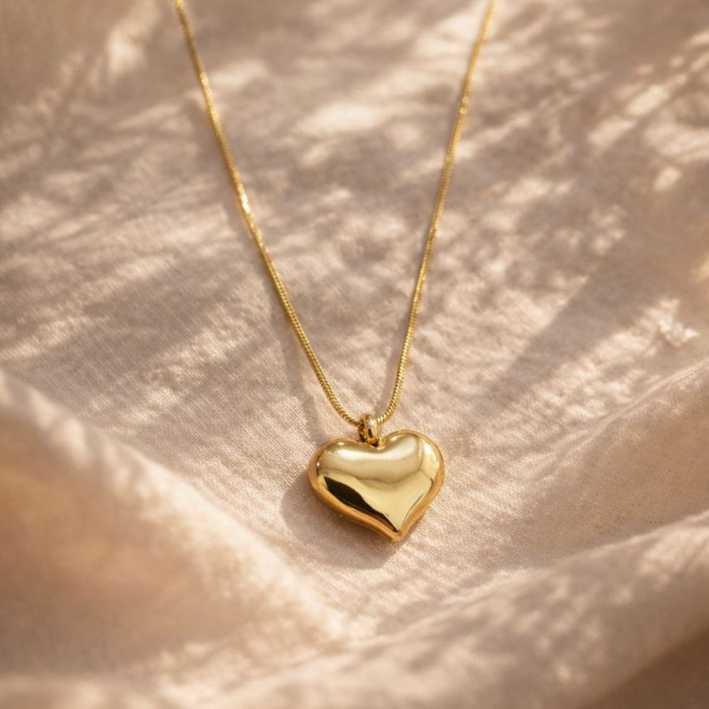 Celestia Gold Heart Necklace