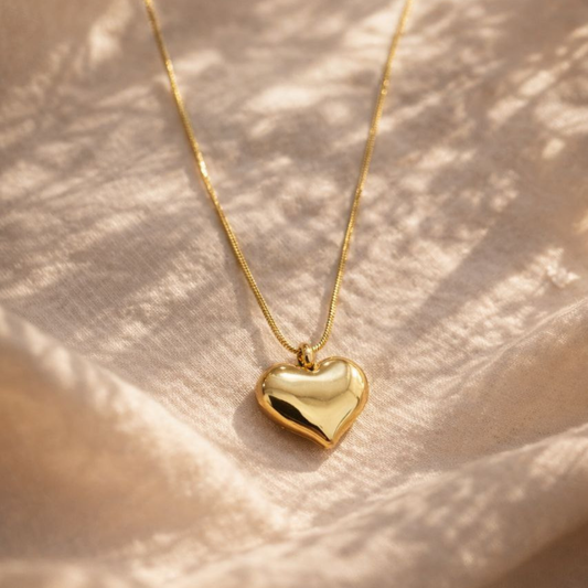 Celestia Gold Heart Necklace