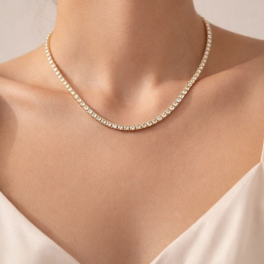 Dazzle Line Necklace