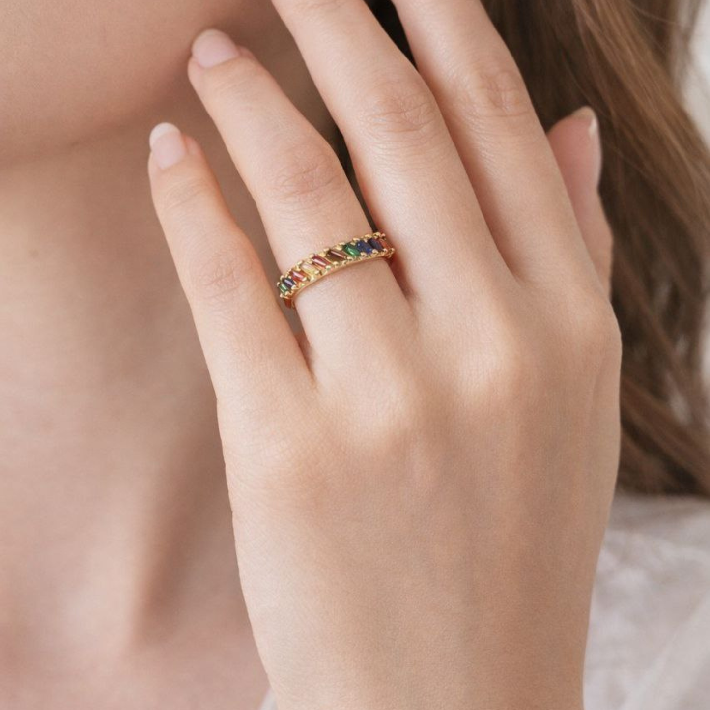 Iris Gold Ring
