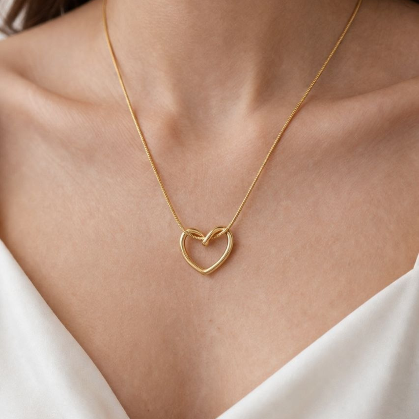 Linked Heart Necklace