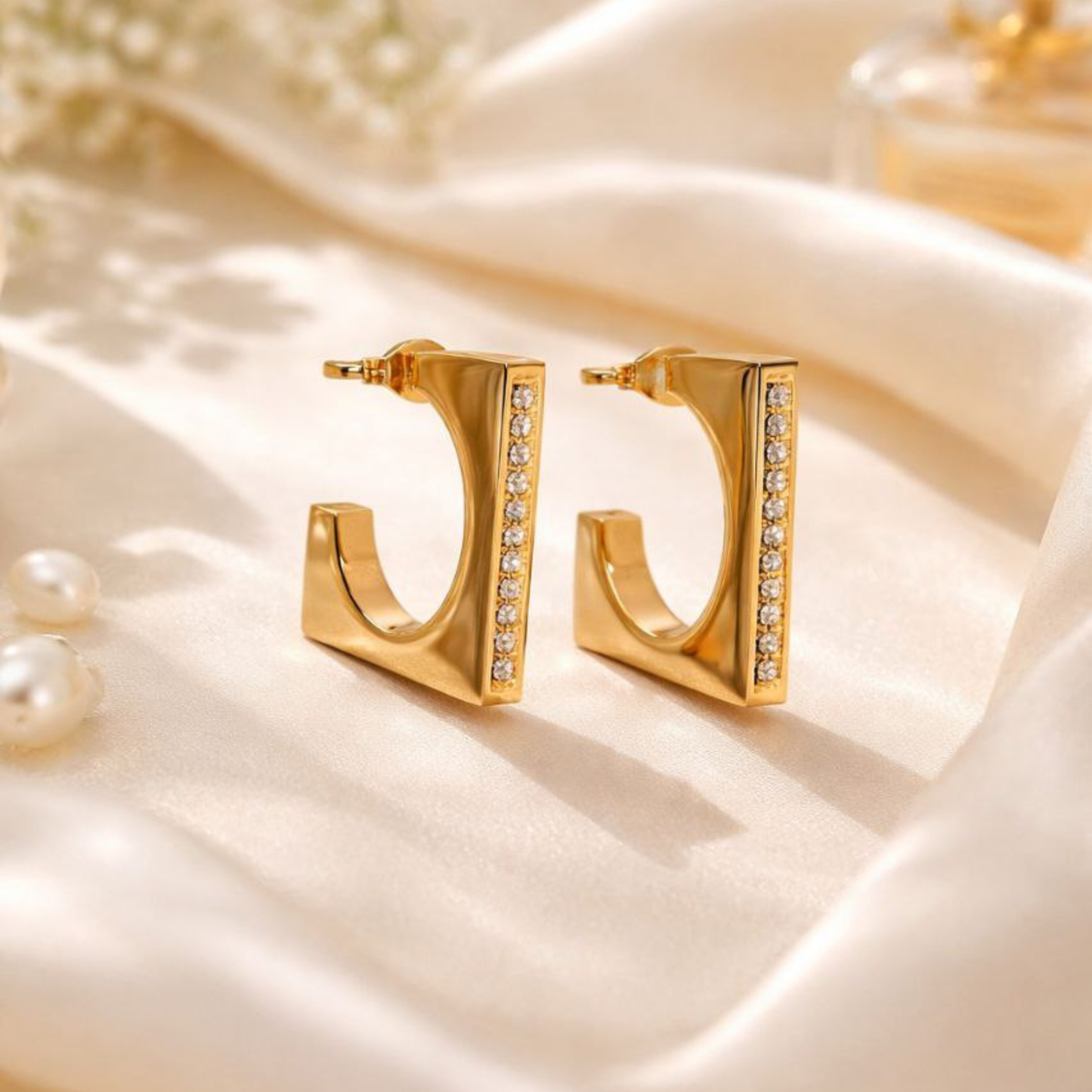 Luxe Edge Hoops