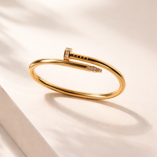 Signature Diamond Nail Bracelet